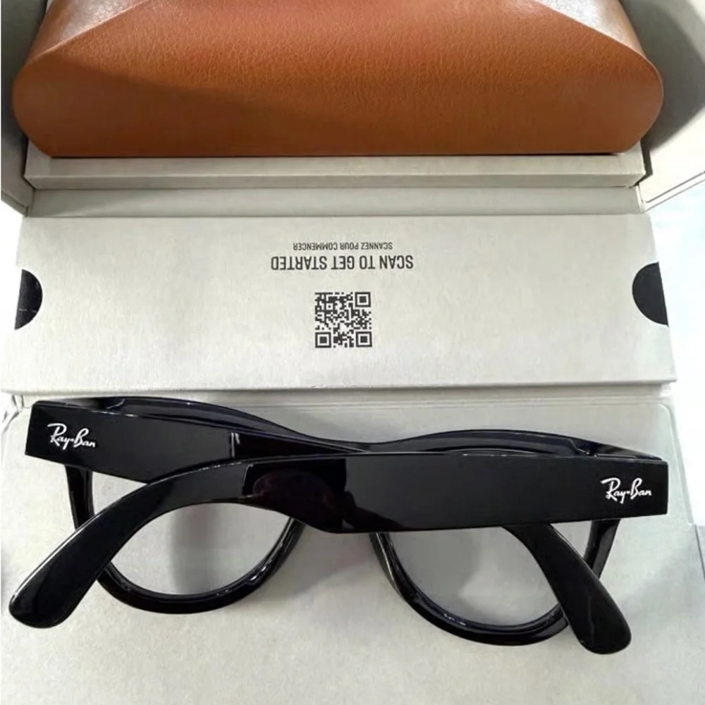 Ray-Ban Glossy Black Cat-Eye Optical Glasses